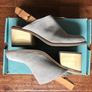 TOMS Women’s Leila Slingback in Gray Suede
